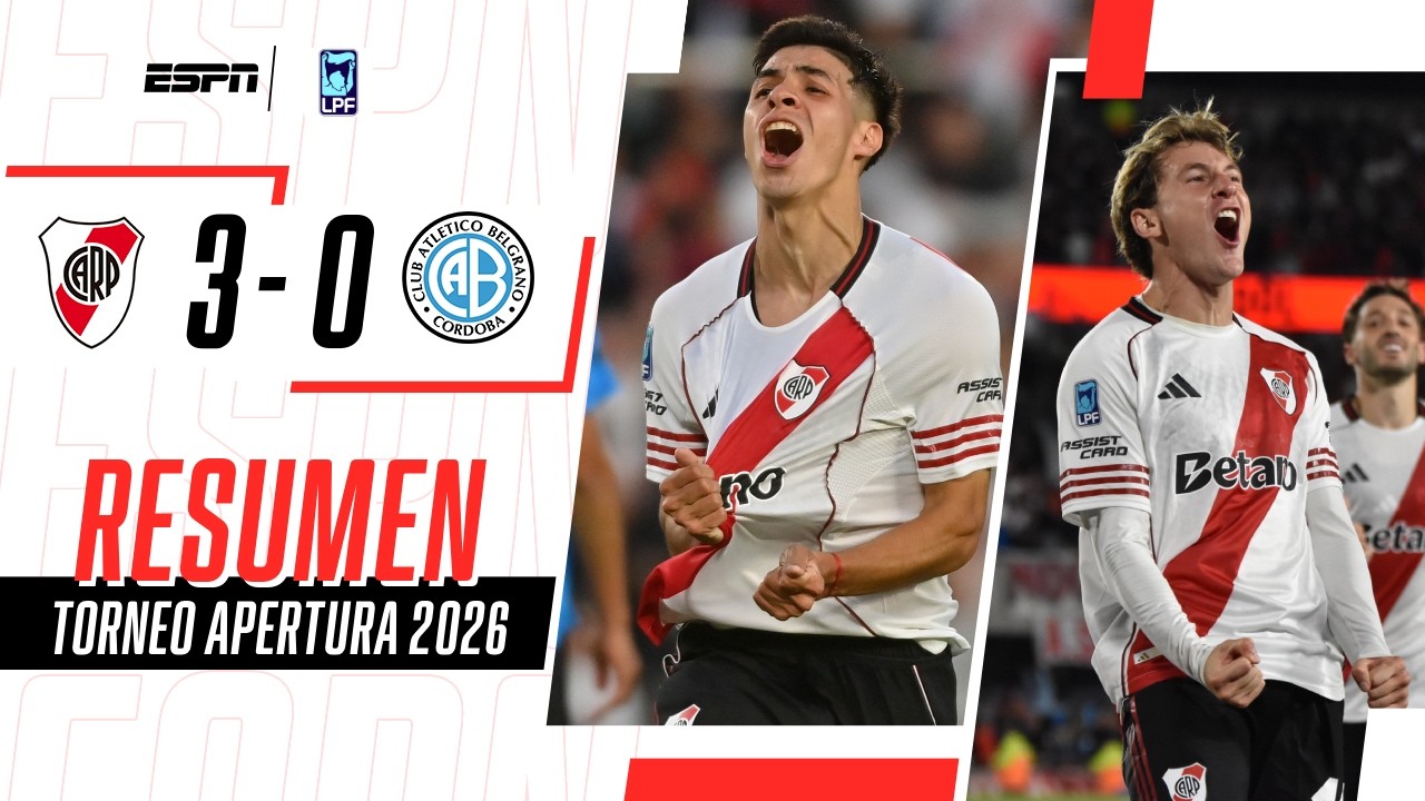 4 TRIUNFOS EN LÍNEA DEL RIVER DE COUDET CON GOLES DE GALVÁN Y COLIDIO | River 3-0 Belgrano | RESUMEN
