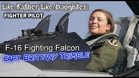 Meet F-16 Fighter pilot Capt. Brittany Trimble