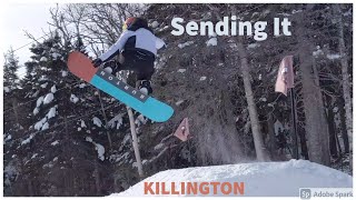 Sending It At KILLINGTON, VERMONT / snowboarding film in 4k /