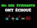 Comment rsoudre lquation a6 a4  80   how to solve this equation  matherve