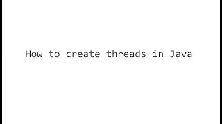 How to create a thread class in Java (Hindi)