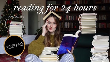 how much of my physical TBR can I read in 24 hours? 📖 24 hour reading challenge