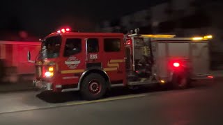 Seattle FD E35 responding in spare rig + E17 and AMR!