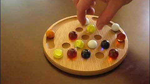 Triangle Solitaire - Hardwood Game Boards