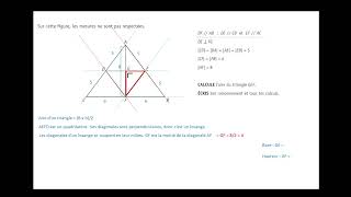 CE1D Math 2022 - question 30 - Périmètre, aire, volume