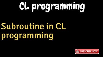 IBM i, AS400 Tutorial, iSeries, System i - Subroutine in CL | CALLSUBR | SUBR | ENDSUBR | RTNSUBR