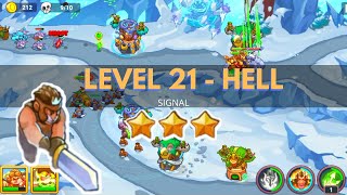 King of Defense 2: Level 21 HELL / GAMEPLAY / GUIDE / WALKTHROUGH