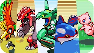 Pokemon Emerald - All Legendary Pokémon Battles (1080p60)