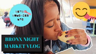 Trying Foods At The Bronx Night Market