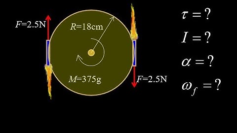 Spinning firework accelerates from rest:  torque and angular dynamics.