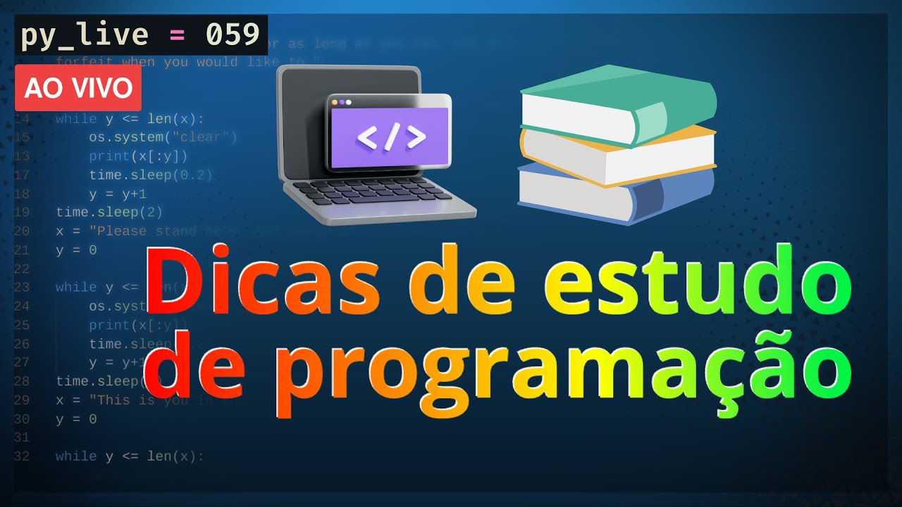 Dicas de estudo de programação | py_live #059 - YouTube