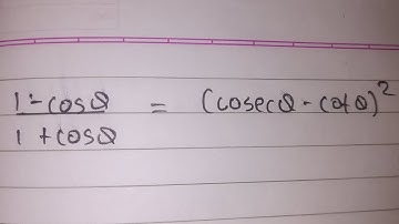 Show that - 1-cos/1+cos=(cosec-cot)^2