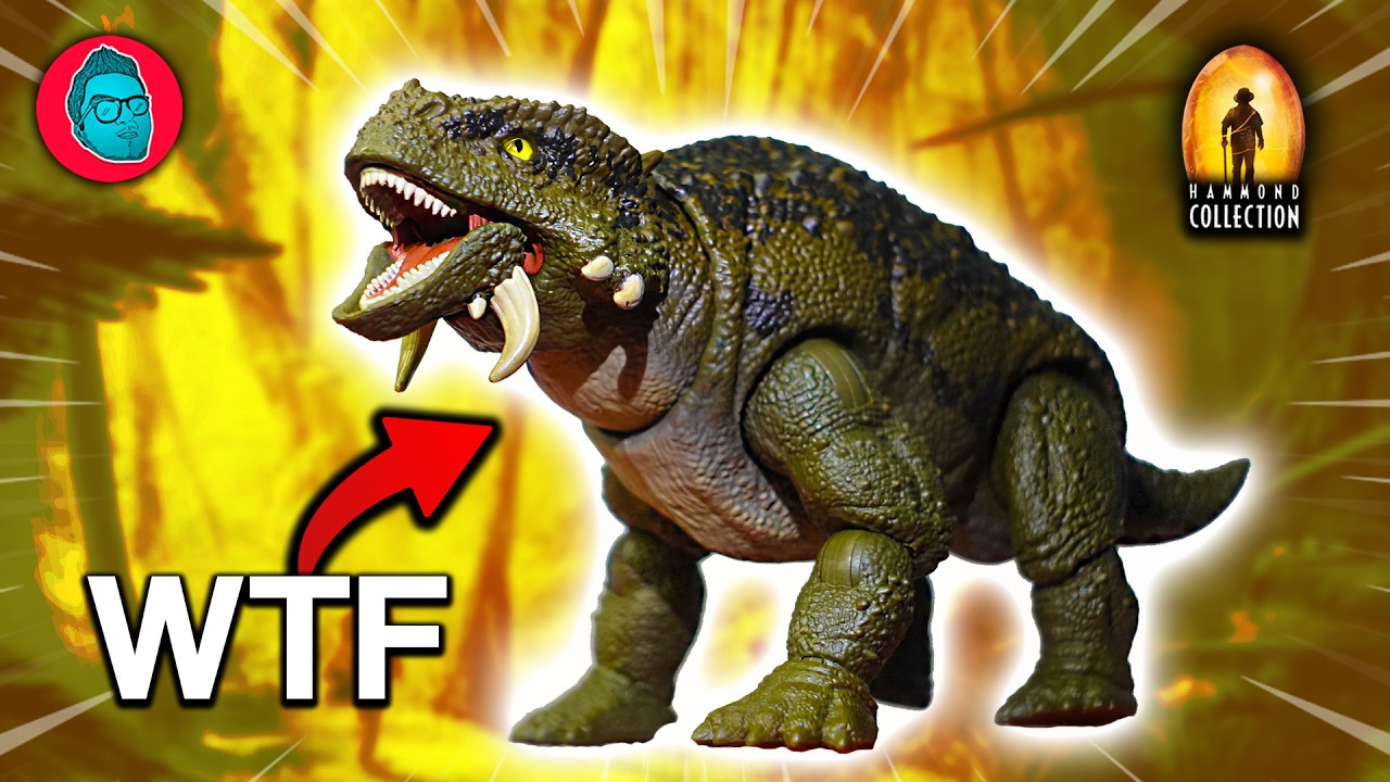 Mattel Jurassic World The Lost World Hammond Collection Figurine de dinosaure, stégosaure juvénile avec articulation, 9,5 cm de haut