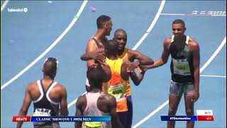 Letsile Tebogo records world best in 300m