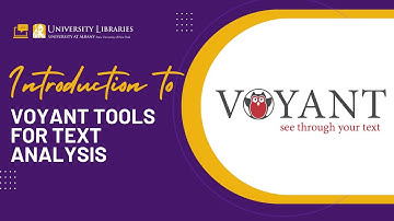 Introduction to Voyant Tools for Text Analysis