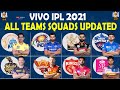 IPL 2021 | All Teams Squads Updated | All Teams Full Players List | CSK RCB MI DC KKR SRH RR PBKS