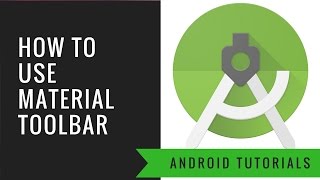 Android App Tutorial 14 - Material ToolBar screenshot 2