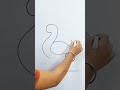 Creative Duck Drawing process 🦆 | Easy Stylish Art Idea #shorts #drawing #shortsfeed #art