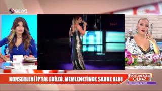 Konserleri iptal edilen Sıla, memleketinde sahne aldı