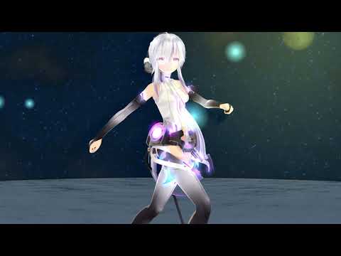 【MMD】鬼步舞 Bubbletop TDA Haku Append 月光下湖面上的再次摇曳
