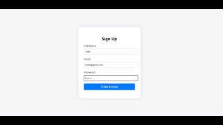 how to create sign-up page using AI | sign-up page with chatgpt AI tools | HTML and CSS and JS