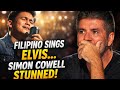 When a Filipino Starts Singing Elvis… Simon Cowell FREEZES 😱 | Most Emotional AGT Audition EVER