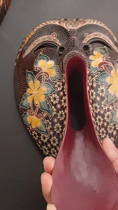 WOODEN MASKS FROM JAVA