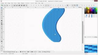 Machine Embroidery Digitizing - Embird Studio - Parameters of Plain Fill - Part 1