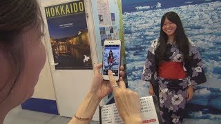 台北で日本観光展　愛知県知事が鏡開き