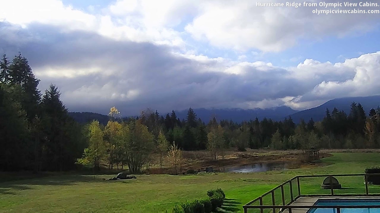 2018-11-07 Olympic View Cabins Hurricane Ridge Cam - YouTube