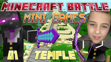 Minecraft - Battle Mini Games - Episode 1 - Temple - PS3 - Facecam