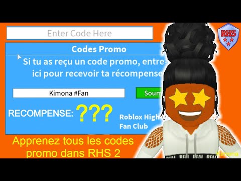 Codes Promo Dans Rhs 2 Youtube - promo codes for rhs2 roblox 2020