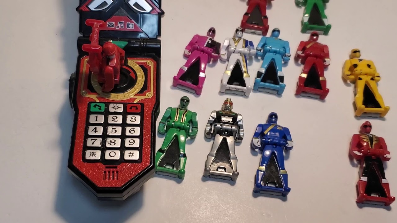 Power Rangers Super Megaforce Deluxe Legendary Morpher Bandai Phone ...