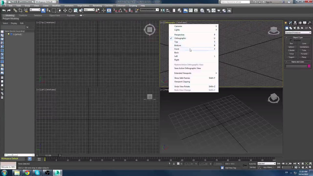3DS Max Tutorial 1 Startup Layout And Viewports YouTube
