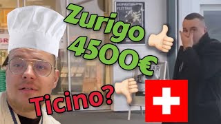 🇨🇭4500 💰 a Zurigo! Ticino la VERGOGNA della Svizzera? Cerco lavoro in #Svizzera Ep6