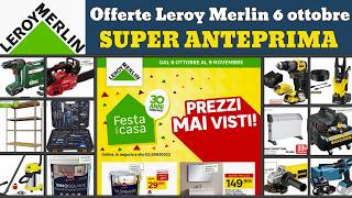 Leroy Merlin DIY flyer October 6, 2026 ✅ Garden and home deals 🔥 #tools #diy screenshot 2