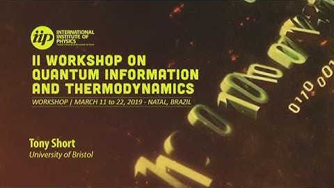 Quantum resources in continuous variable quantum systems - Tony Short