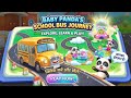 Level 1 School Bus Journey l kids game l Baby Pandas School Bus l game🎮🎯