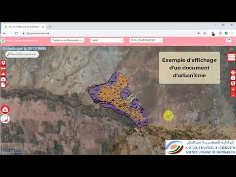 Geoportail Agence Urbaine de  Marrakech