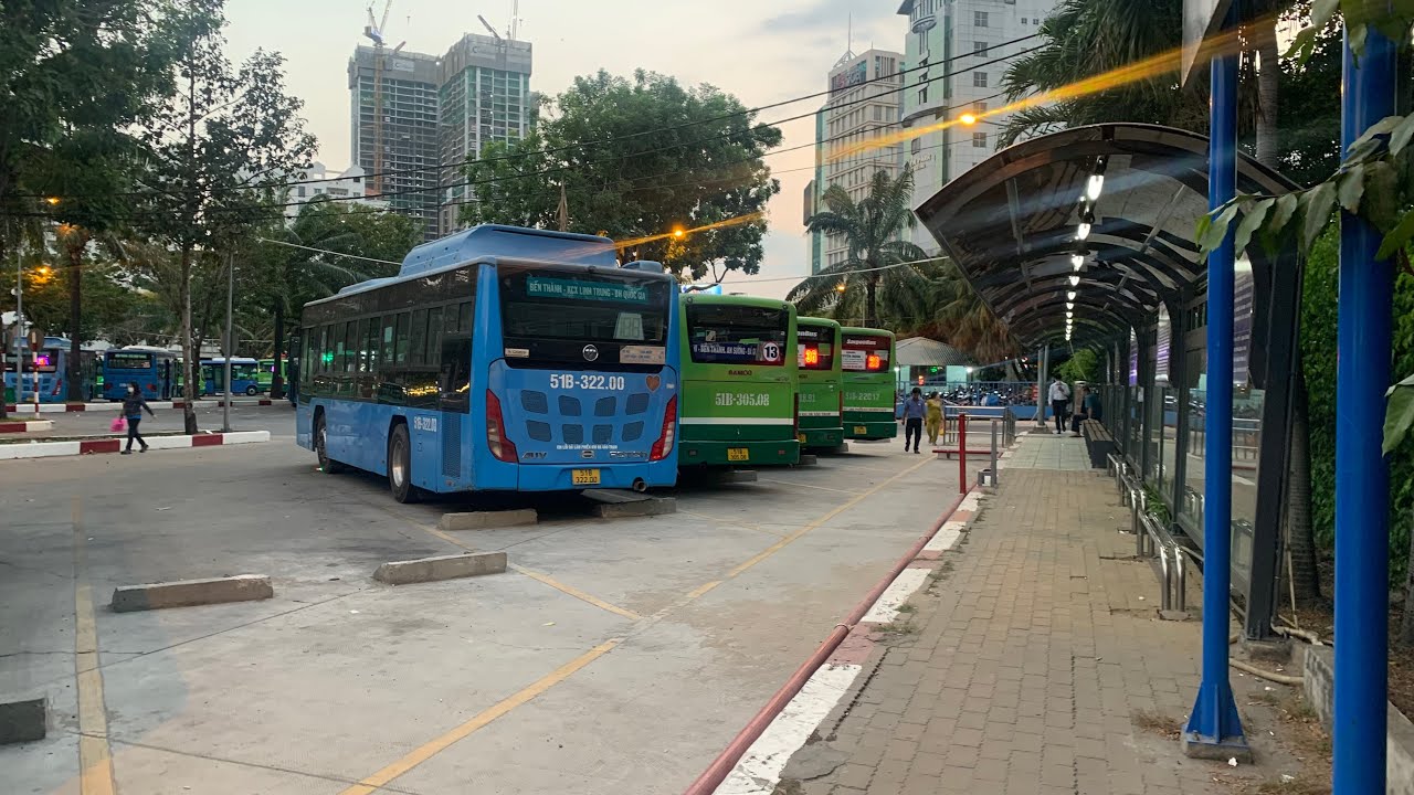 Full hành trình lượt về xe buýt tuyến 19 TP.HCM (từ BX buýt khu A ĐH Quốc gia về BX buýt Sài Gòn)