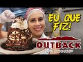 😱INVADI a Cozinha do OUTBACK😱Fiz o MENU completo