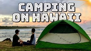Camping in HAWAII on Christmas Day!