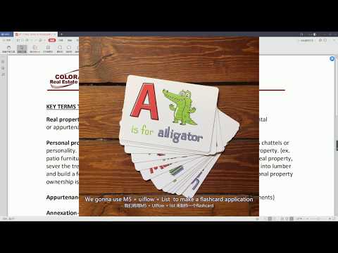 M5stack Ui Flow tutorials - E3   Using lists to create a FlashCard program