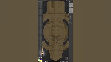 I made voxel Dawnbreaker replica from SKYRIM #shorts #skyrim