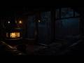 Soft Rain On A Cabin Roof With Fireplace Calm Night Ambience For Deep Rest 