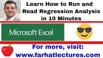Regression Interpretation in excel | Reading Regression Output in Excel | Interpreting Regression