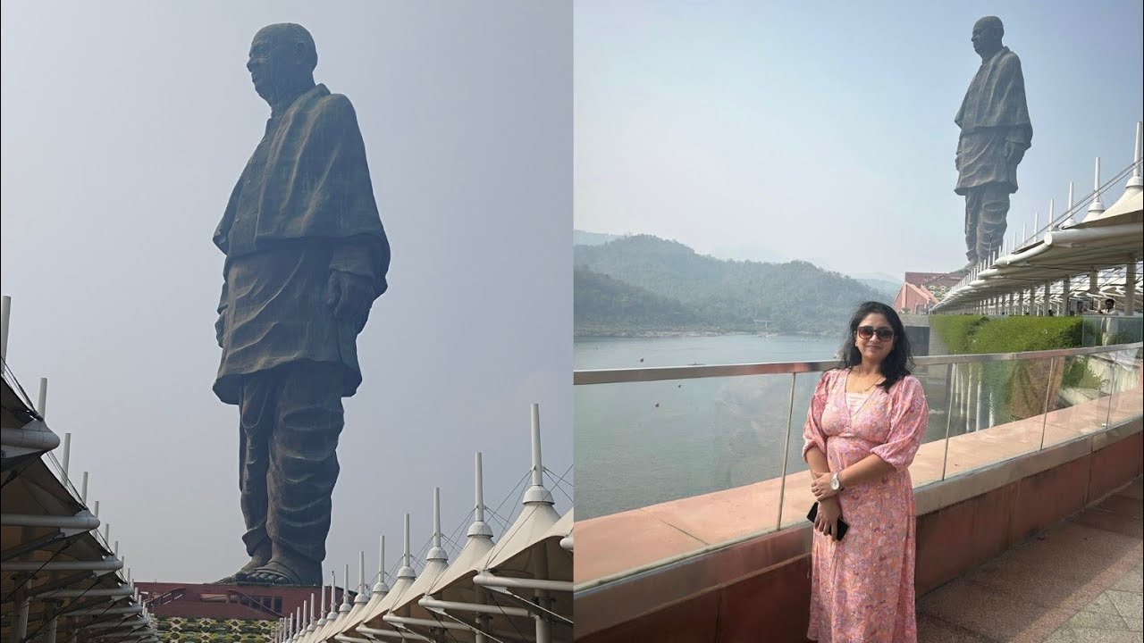 World's tallest statue Pohchi gaya ,,😍 Statue of Unity 