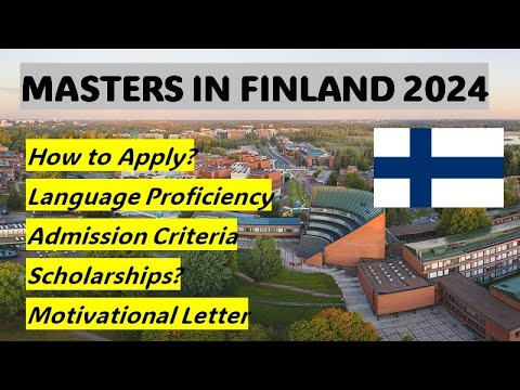 Masters in Finland 2024 I Ielts Requirement I Admission Criteria I ...