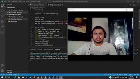 Grabar vídeo con Python y OpenCv