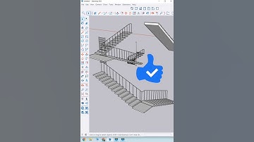 Make 3D Stairs in Seconds with This SketchUp Plugin! #SketchUp #3DModeling #Architecture